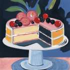 Perfect Little Cake Art Print