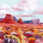 Desert in Bloom Art Print