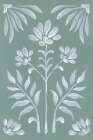 Mint Silhouette II Art Print