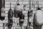 Buoy Wall BW Art Print