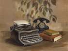 Authors Window Art Deco Print