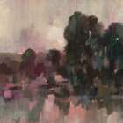 Dusk By The Lake II Art Deco Print