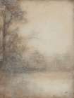 Mist on the Lake II Art Print