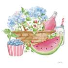 Summer Picnic I Art Print