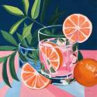 Summer Cocktail Art Print