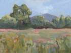 Pink and Green Meadow Art Print