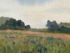 Blue Meadow Art Print