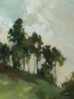 Calm Hillside Art Deco Print