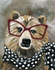 Mrs Grizzly Art Print