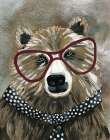 Mr Grizzly Art Print