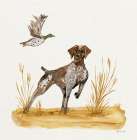 Hunting Dogs I Art Print