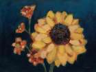 Autumn Blooms I Art Deco Print