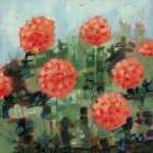 Rosy Mums Art Print