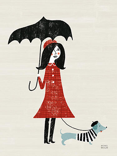 Pet Stroll I Art déco reproduction