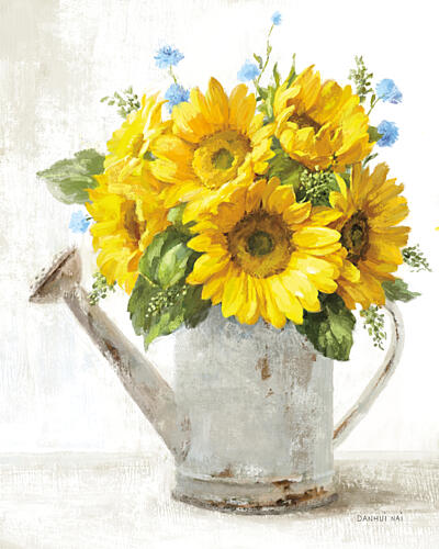 Soft Farmhouse Flowers II V2 Campagne reproduction