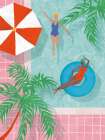 Poolside Vibes I Art Print