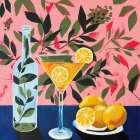 Citris Martini Art Print