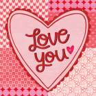Love You Valentine Art Print