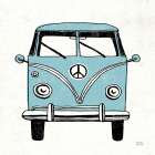 Road Trip Bus v2 Art Print