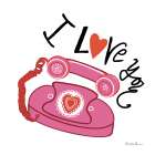 Love You II Art Print