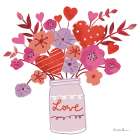 Love You V Art Print