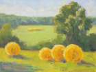 Golden Bales Art Print