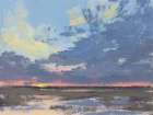 Vivid Marsh Skies Art Print
