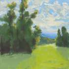 Distant Valley Art Print
