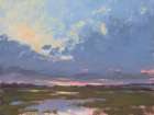 Vivid Sunset Over the Water Art Print