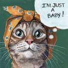 Just a Baby Cat Art Print