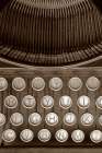 Typewriter Keys Art Deco Print