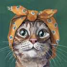 Just a Baby Cat v2 Art Print