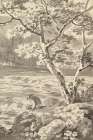 River With Angler II Art Print
