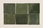 Study in Green Modern Print