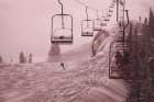 Chairlifts At Aspen Art Print