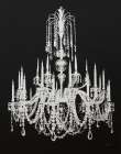 Chandelier II Art Print