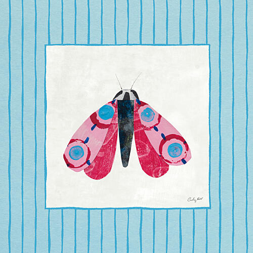 Collage Insects I V2 Art Print