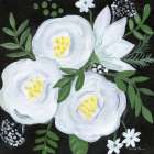 White Roses I Modern Print