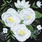 White Roses II Art Deco Print