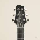 Sepia Guitar I Art Deco Print