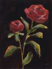 Blooms in Black III Art Print