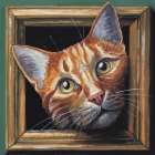 Purrfect Likeness Art Deco Print