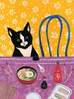 Wishful Kitten III Art Deco Print
