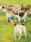 Hunting Hounds Art Print