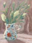 Tulips in Pitcher Art Print