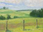 Sunlit Farm Art Print