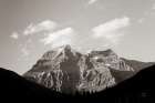 Mount Robson BW Art Print