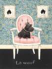 La Woof Wallpaper Art Deco Print