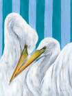Egret Couple II Art Print