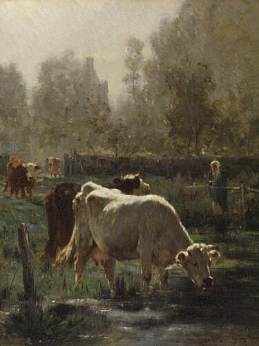 Early Morning Campagne reproduction